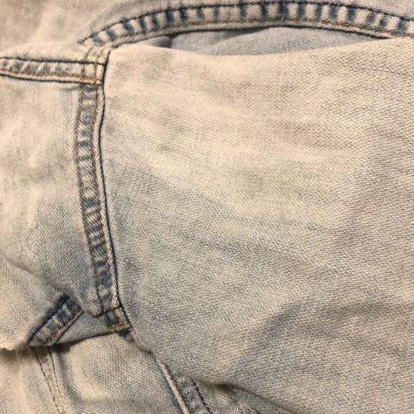 Forever 21 Distressed Denim Jacket | SIZE L - Picture 9 of 12